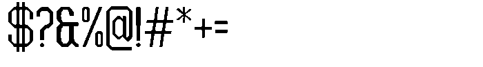 Dg Zakorn Medium Condensed Font OTHER CHARS