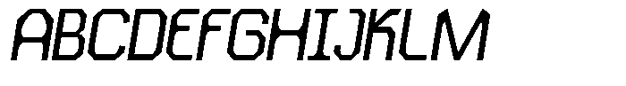 Dg Zakorn Medium Slanted Font UPPERCASE