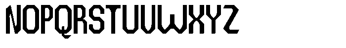 Dg Zakorn Semi Bold Condensed Font UPPERCASE