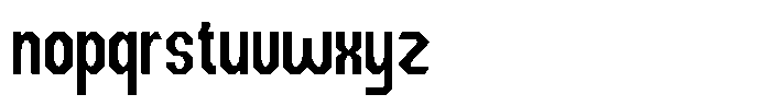 Dg Zakorn Semi Bold Condensed Font LOWERCASE