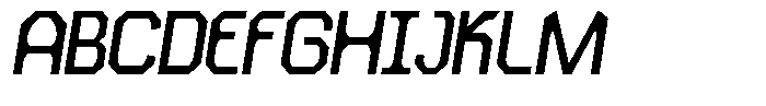 Dg Zakorn Semi Bold Slanted Font UPPERCASE