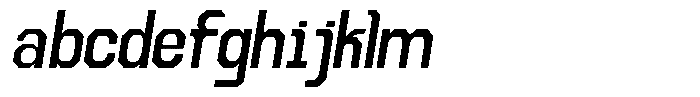 Dg Zakorn Semi Bold Slanted FONT