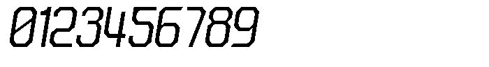 Dg Zakorn Slanted Font OTHER CHARS