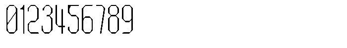 Dg Zakorn Thin Condensed Font OTHER CHARS
