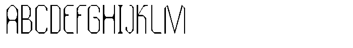 Dg Zakorn Thin Condensed Font UPPERCASE