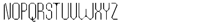Dg Zakorn Thin Condensed Font UPPERCASE