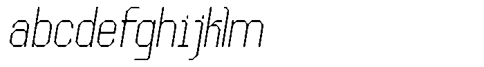Dg Zakorn Thin Slanted FONT