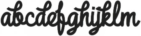 DHF Broffont Script Swash otf (400) Font LOWERCASE