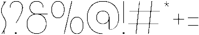 Dh Caloins Thin otf (100) Font OTHER CHARS