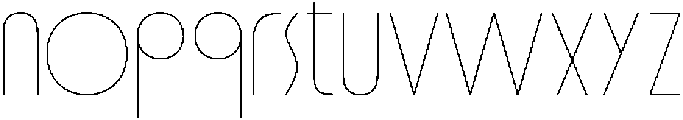 Dh Caloins Thin otf (100) Font LOWERCASE