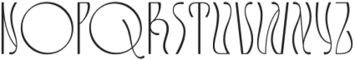 Dh Cario Thin otf (100) Font UPPERCASE
