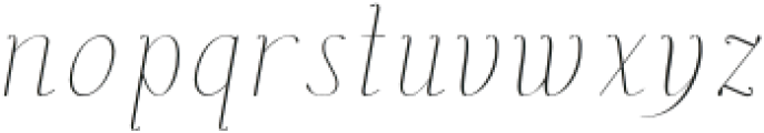 Dh Finola Thin otf (100) Font LOWERCASE