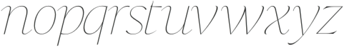 Dh Irlia Thin otf (100) Font LOWERCASE