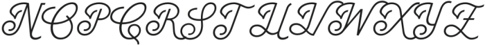 Dh Kellia Light otf (300) Font UPPERCASE