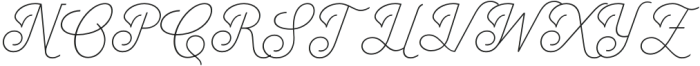 Dh Kellia Thin otf (100) Font UPPERCASE