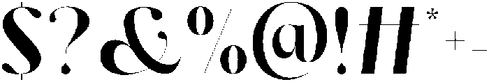 Dh Milate Bold otf (700) Font OTHER CHARS