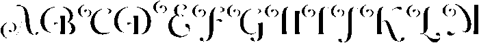 Dh Milate Bold otf (700) Font UPPERCASE