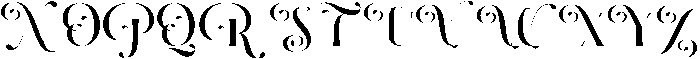 Dh Milate Bold otf (700) Font UPPERCASE