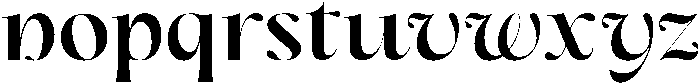 Dh Milate Bold otf (700) Font LOWERCASE