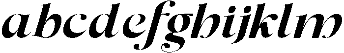 Dh Milate Extra Bold Slanted otf (700) FONT
