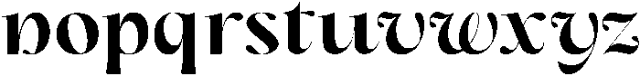 Dh Milate Extra Bold otf (700) Font LOWERCASE