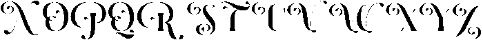 Dh Milate Extra Bold ttf (700) Font UPPERCASE