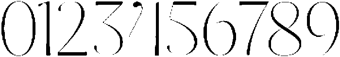 Dh Milate Extra Light otf (200) Font OTHER CHARS