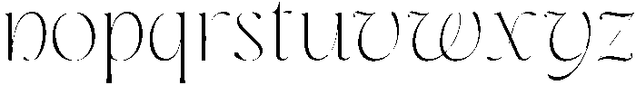 Dh Milate Extra Light otf (200) Font LOWERCASE