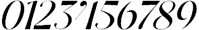 Dh Milate Medium Slanted otf (500) Font OTHER CHARS