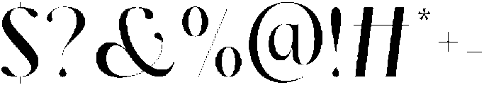 Dh Milate Medium otf (500) Font OTHER CHARS