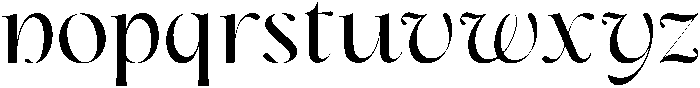 Dh Milate Medium otf (500) Font LOWERCASE