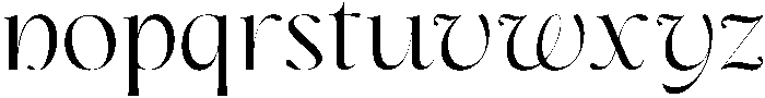 Dh Milate Regular otf (400) Font LOWERCASE
