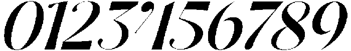 Dh Milate Semi Bold Slanted otf (600) Font OTHER CHARS