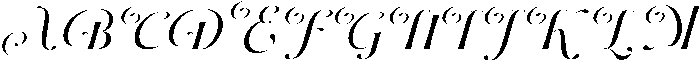 Dh Milate Semi Bold Slanted otf (600) Font UPPERCASE