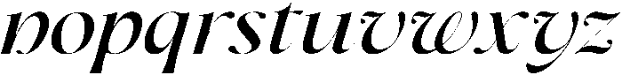 Dh Milate Semi Bold Slanted otf (600) Font LOWERCASE
