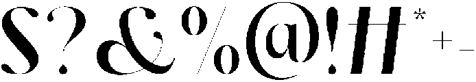 Dh Milate Semi Bold otf (600) Font OTHER CHARS
