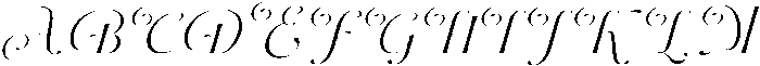 Dh Milate Slanted otf (400) Font UPPERCASE