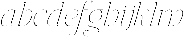 Dh Milate Thin Slanted otf (100) FONT