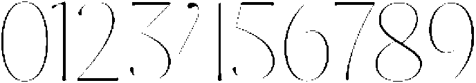 Dh Milate Thin otf (100) Font OTHER CHARS