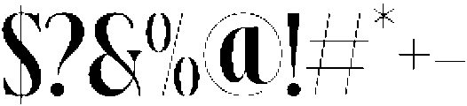 Dh Nottera Elegance Bold ttf (700) Font OTHER CHARS
