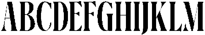 Dh Nottera Elegance Bold ttf (700) Font UPPERCASE