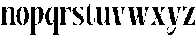 Dh Nottera Elegance Bold ttf (700) Font LOWERCASE