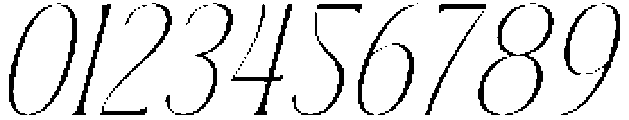 Dh Nottera Elegance Extra Light Italic otf (200) Font OTHER CHARS