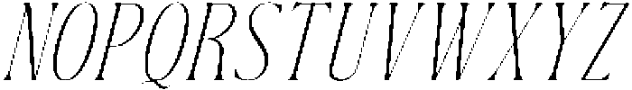 Dh Nottera Elegance Extra Light Italic otf (200) Font UPPERCASE
