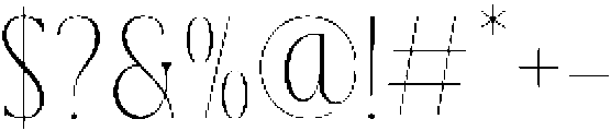 Dh Nottera Elegance Extra Light otf (200) Font OTHER CHARS