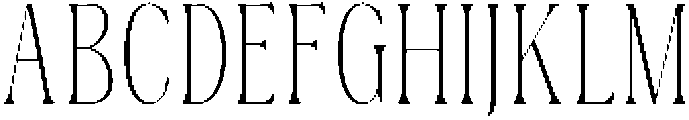 Dh Nottera Elegance Extra Light otf (200) Font UPPERCASE