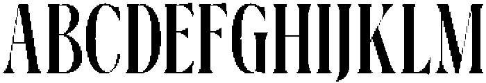 Dh Nottera Elegance Semi Bold otf (600) Font UPPERCASE