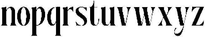 Dh Nottera Elegance Semi Bold otf (600) Font LOWERCASE