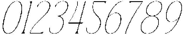 Dh Nottera Elegance Thin Italic otf (100) Font OTHER CHARS