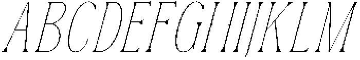Dh Nottera Elegance Thin Italic otf (100) Font UPPERCASE